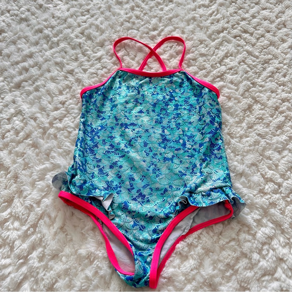 Shimmery Mermaid swimsuit size 6x